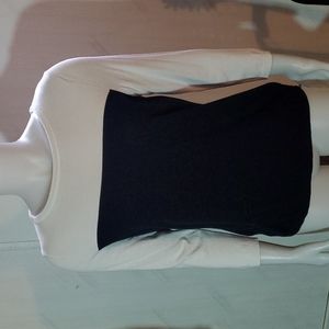 Black and white sweater